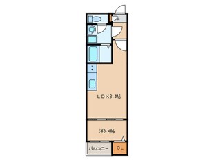 CRASTINE切戸町2丁目の物件間取画像